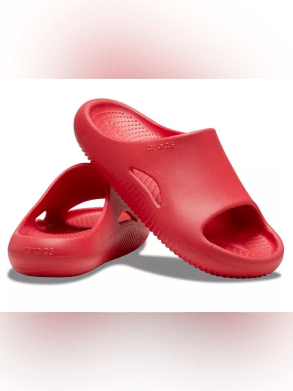 NEW Crocs Men's Mellow Recovery Slide Varsity Red Men's 5 Women’s 7
